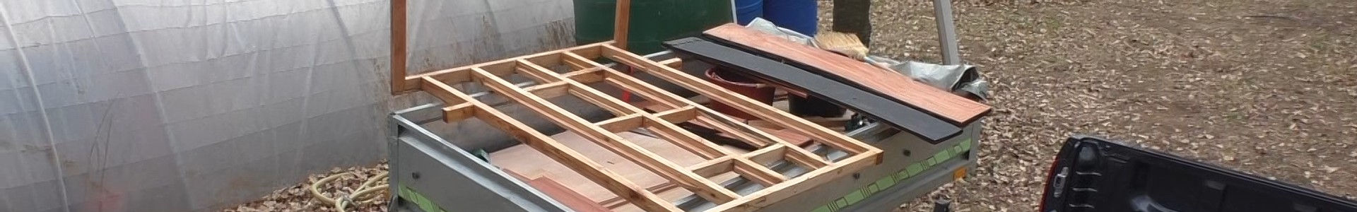 Photo showing the Floor construction... | click to enlarge
