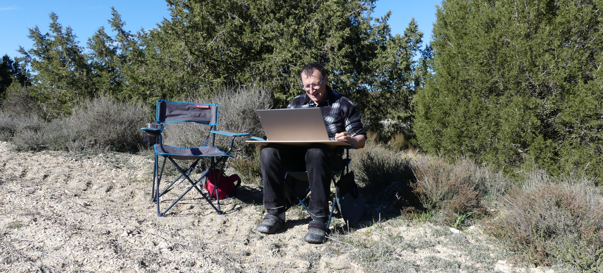 The bivouac. | Click to enlarge Photo of the bivouac. | Click to enlarge