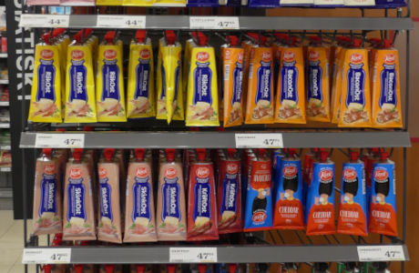 Tube food display. | Click to enlarge Photo qui montre Tube food display | Click to enlarge