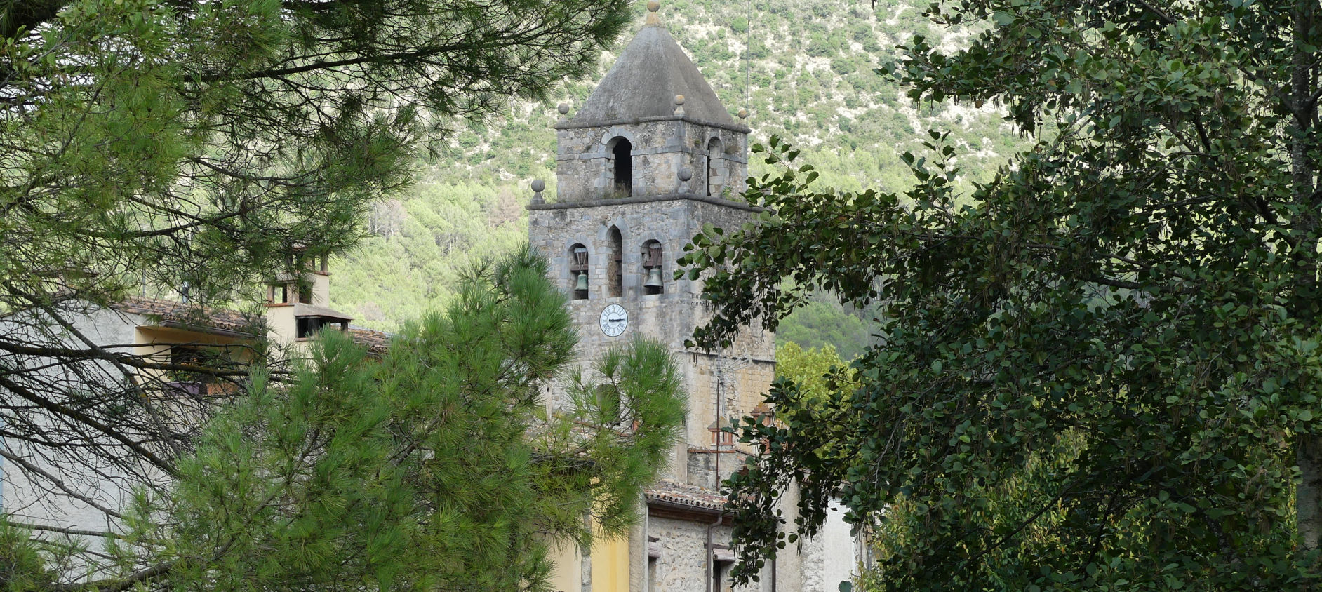 The village of San Llorenc de la Muga | click to enlarge Photo showing The village of San Llorenc de la Muga | click to enlarge