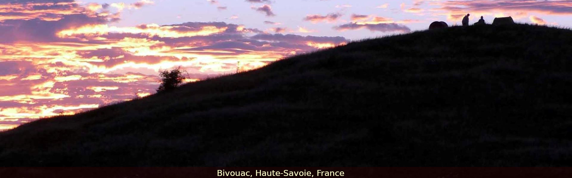 Randonnée bivouac, Haute-Savoie, France